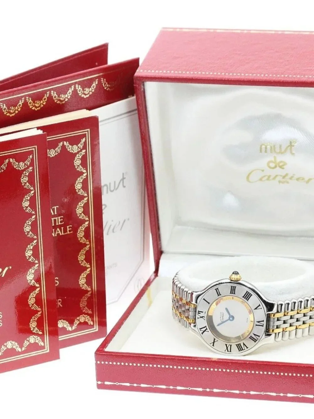 CARTIER Must21 Vantian W10075F4 Silver Dial Quartz Ladies Watch_958747